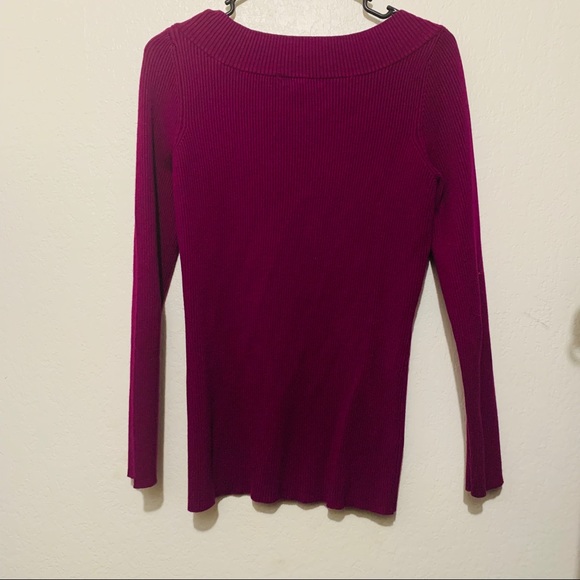 United States Sweater Wine Colored Size M - Picture 2 of 3